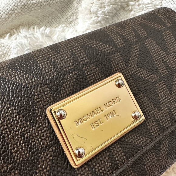 Michael Kors Brown Leather Wallet - Picture 2 of 11